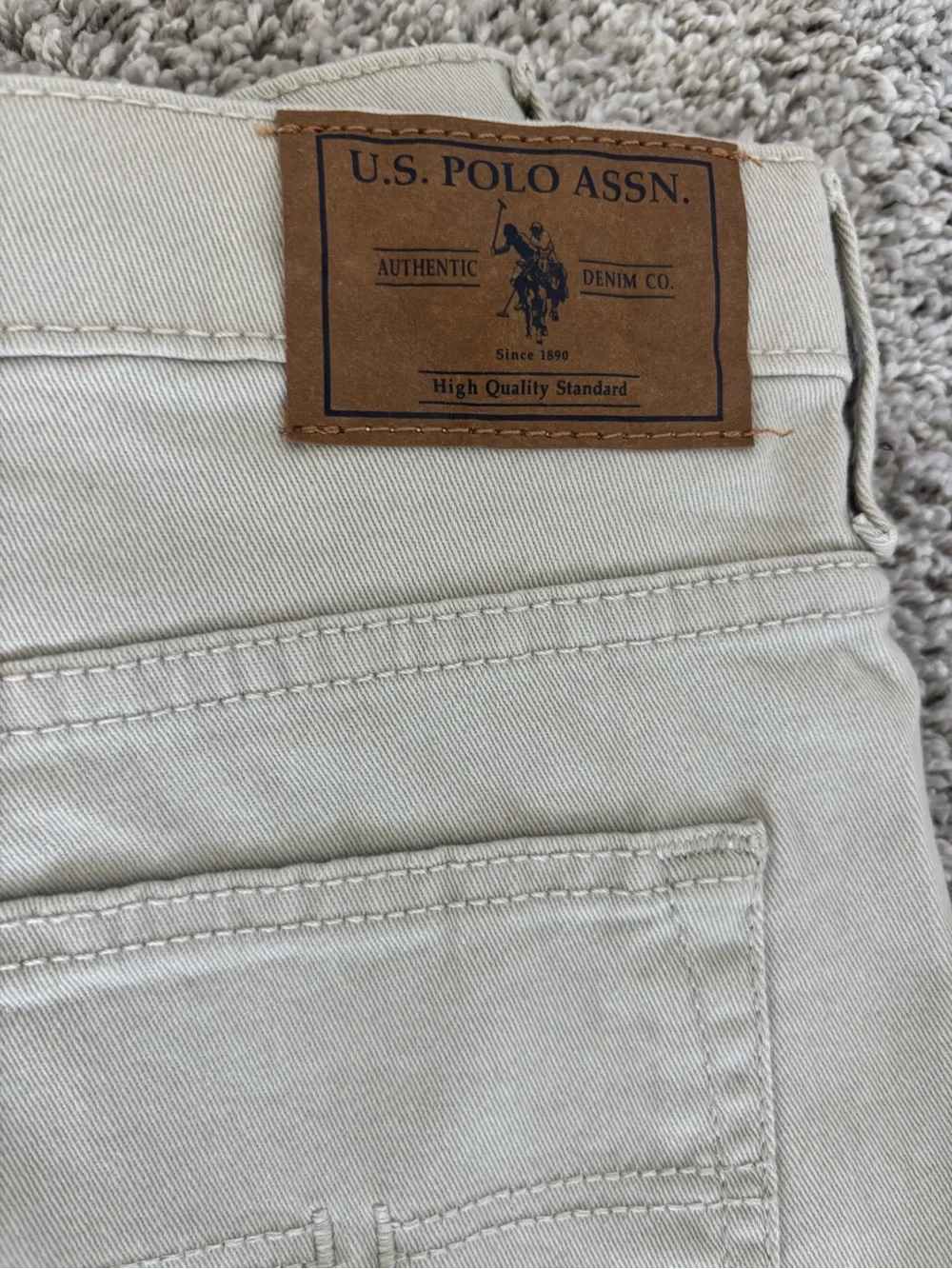 U.S. Polo Assn. Men's Slim Jeans - Black, Charcoal, Tan